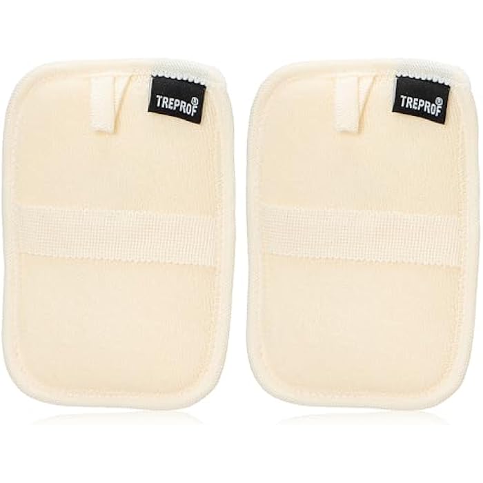 Tre-5123 Small Natural Massage Loofah – Beige – Pack Of 2 - Image 1